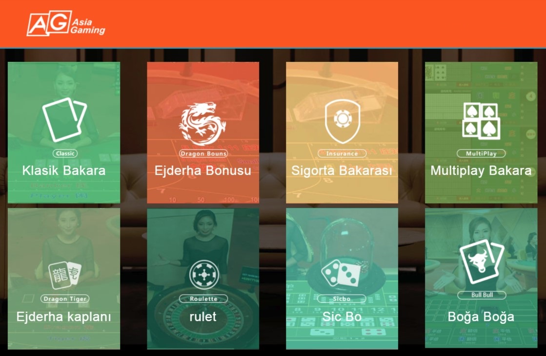AsiaGaming oyunlar