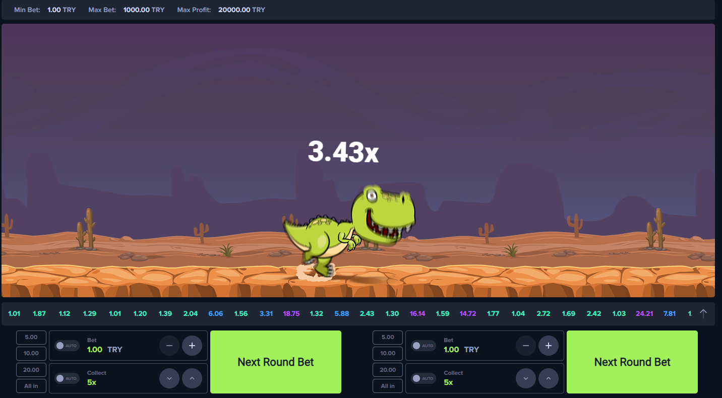 Dino Oyunu Oynanan Siteler