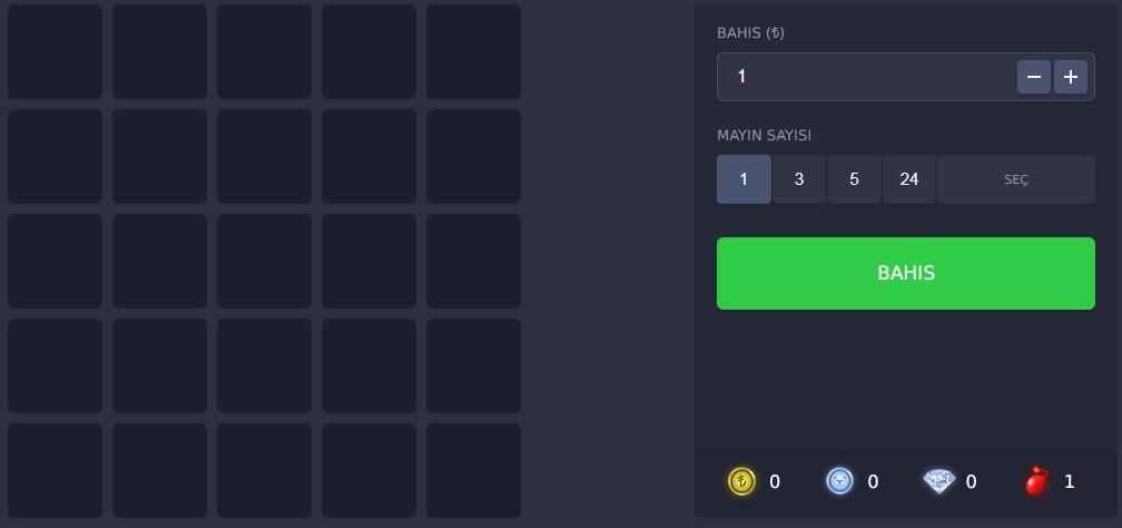 Mayın Tarlası Oynanan Siteler