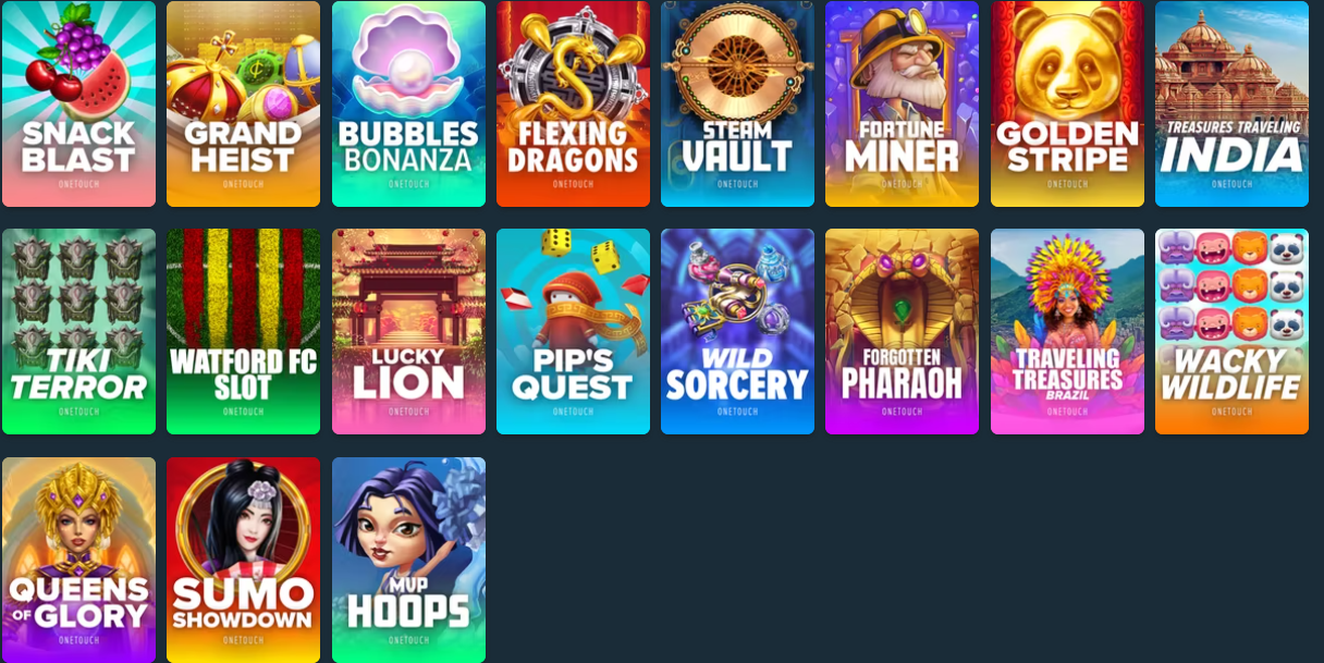 One Touch En Çok Kazandıran Slot Oyunları