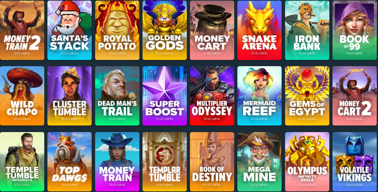 Relax Gaming En Çok Kazandıran Slot Oyunları